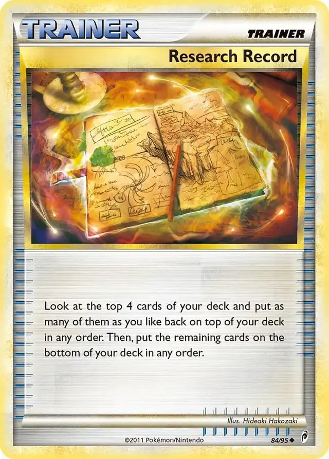 Research Record - Pokemon Call of Legends #84