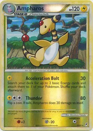 Ampharos [Reverse Holo] - Pokemon Call of Legends #23