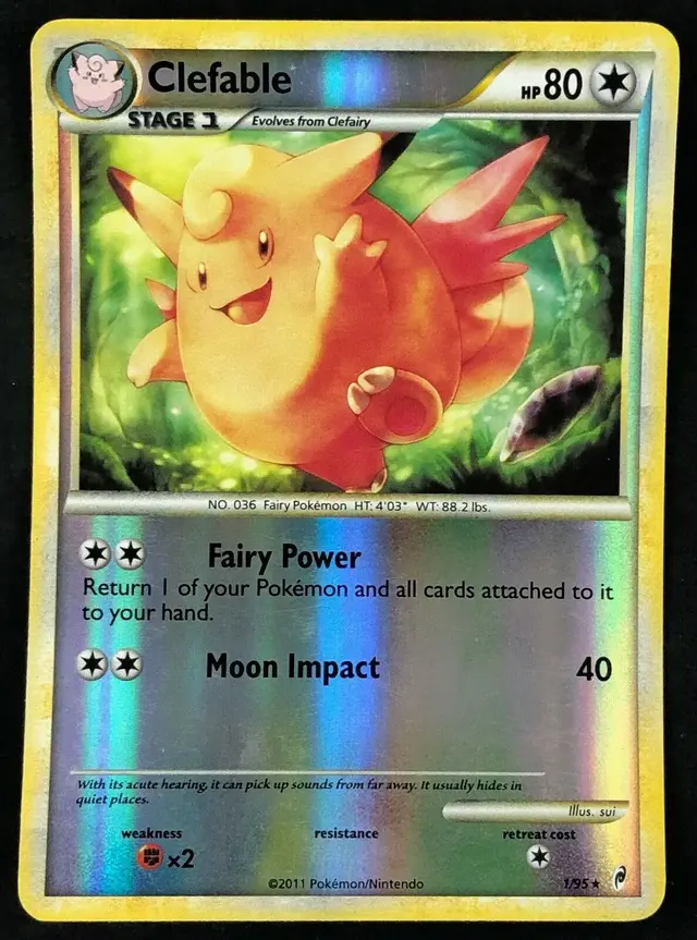 Clefable [Reverse Holo] - Pokemon Call of Legends #1