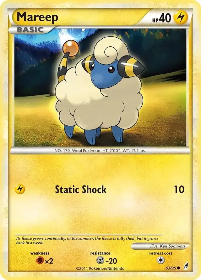 Mareep - Pokemon Call of Legends #63