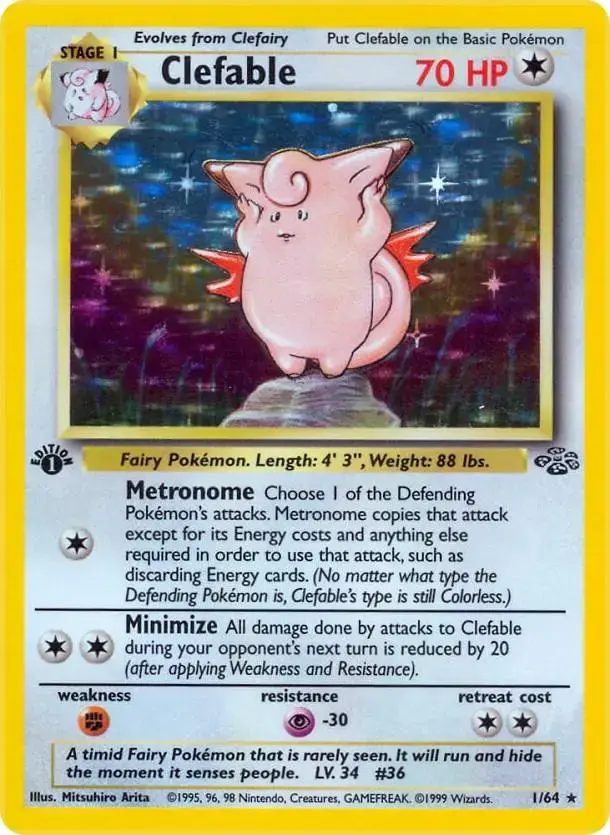 Clefable [1st Edition] - Pokemon Jungle #1