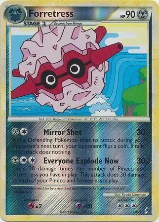 Forretress [Reverse Holo] - Pokemon Call of Legends #5