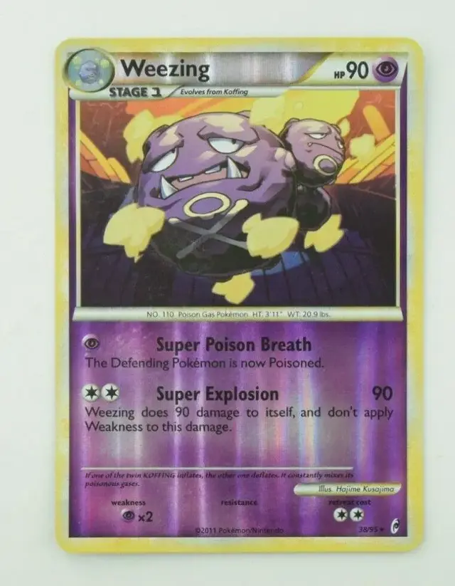 Weezing [Reverse Holo] - Pokemon Call of Legends #38