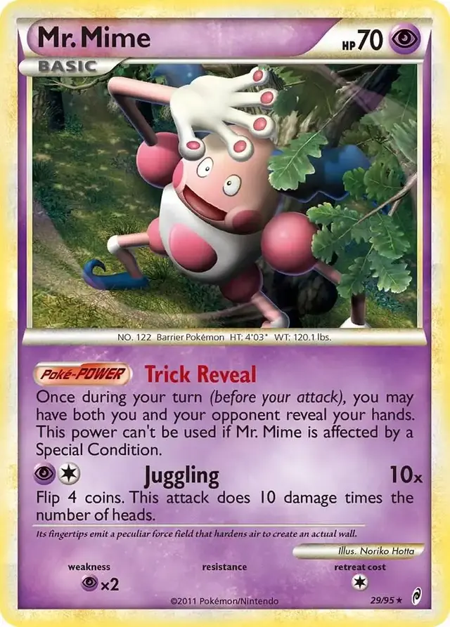 Mr. Mime - Pokemon Call of Legends #29