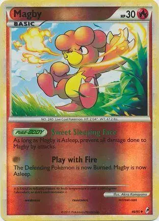 Magby [Reverse Holo] - Pokemon Call of Legends #46