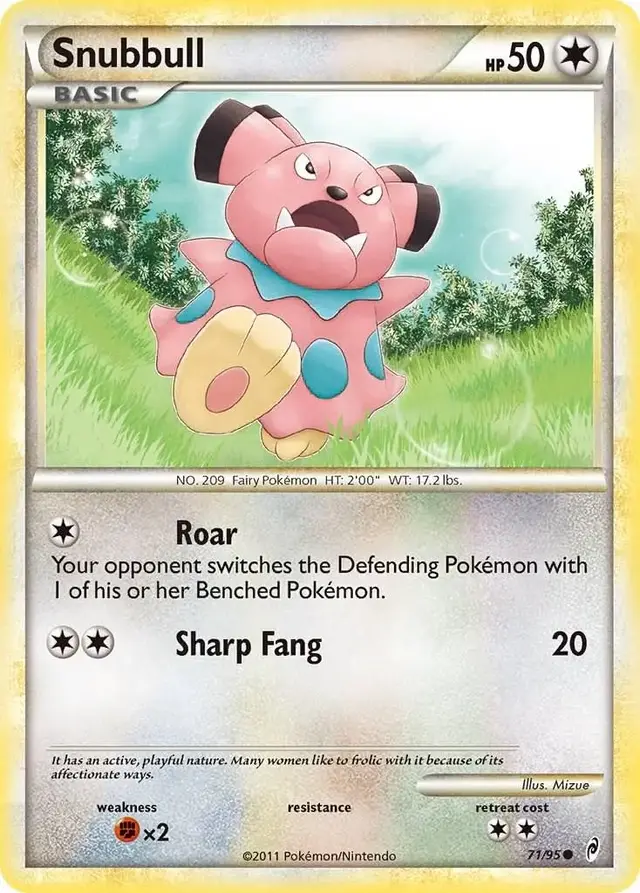 Snubbull - Pokemon Call of Legends #71