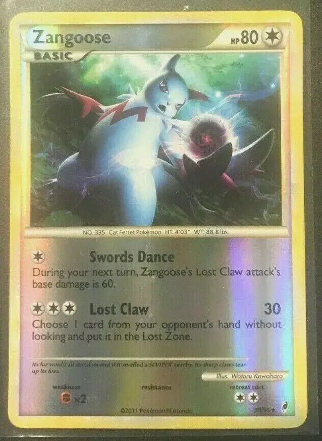 Zangoose [Reverse Holo] - Pokemon Call of Legends #39