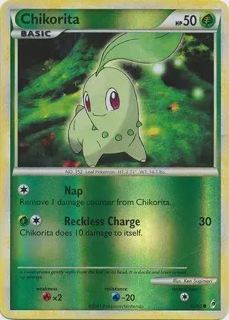 Chikorita [Reverse Holo] - Pokemon Call of Legends #53