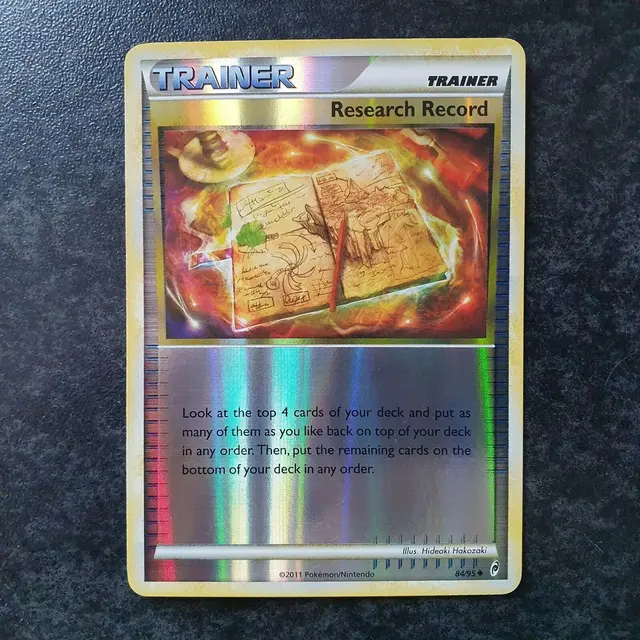 Research Record [Reverse Holo] - Pokemon Call of Legends #84