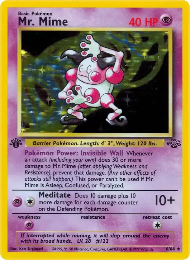 Mr. Mime [1st Edition] - Pokemon Jungle #6