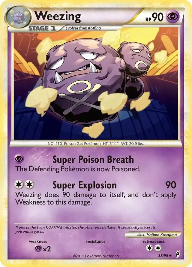 Weezing - Pokemon Call of Legends #38