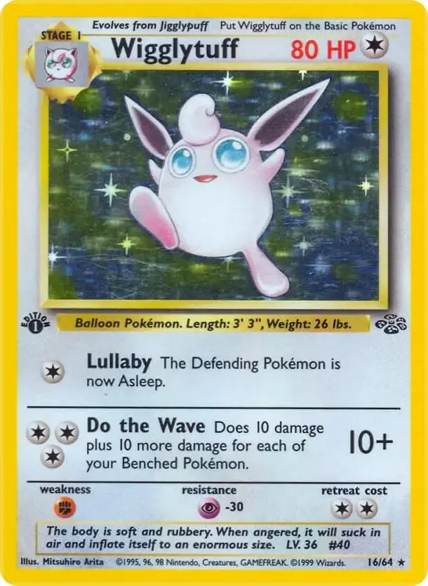 Wigglytuff [1st Edition] - Pokemon Jungle #16