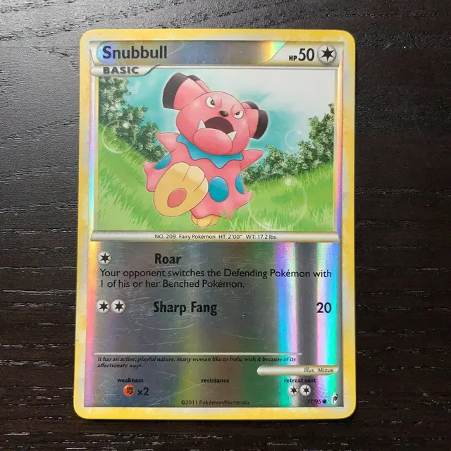 Snubbull [Reverse Holo] - Pokemon Call of Legends #71
