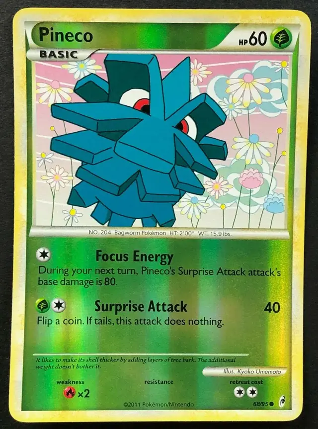 Pineco [Reverse Holo] - Pokemon Call of Legends #68