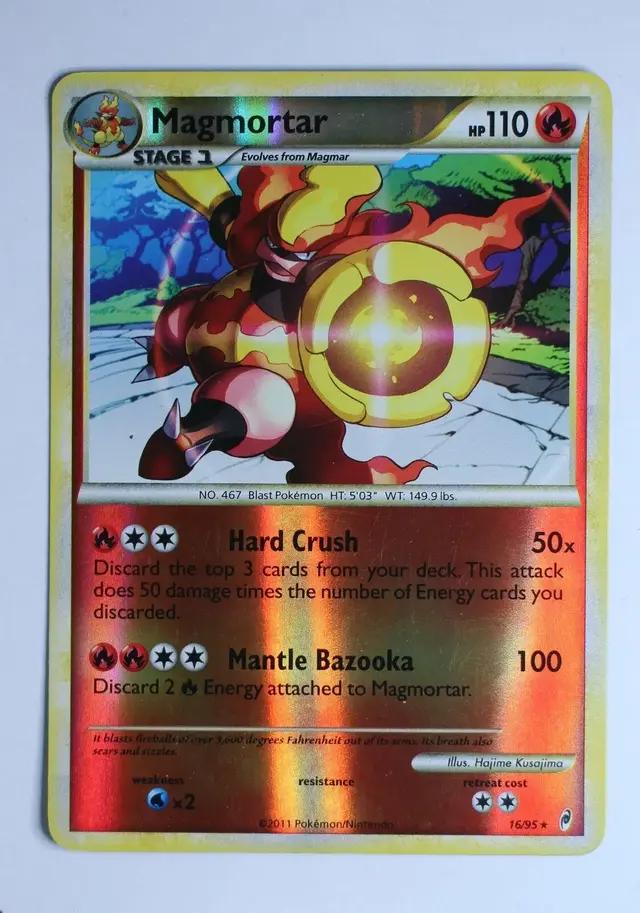 Magmortar [Reverse Holo] - Pokemon Call of Legends #16