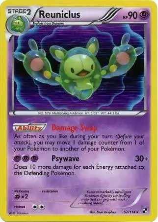 Reuniclus [Holo] - Pokemon Black & White #57