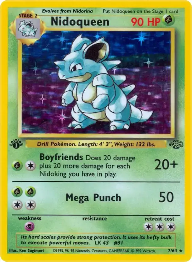 Nidoqueen [1st Edition] - Pokemon Jungle #7