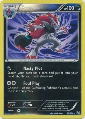Zoroark [Reverse Holo] - Pokemon Black & White #71