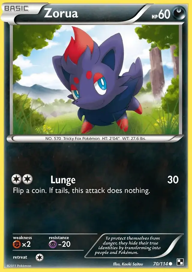 Zorua - Pokemon Black & White #70