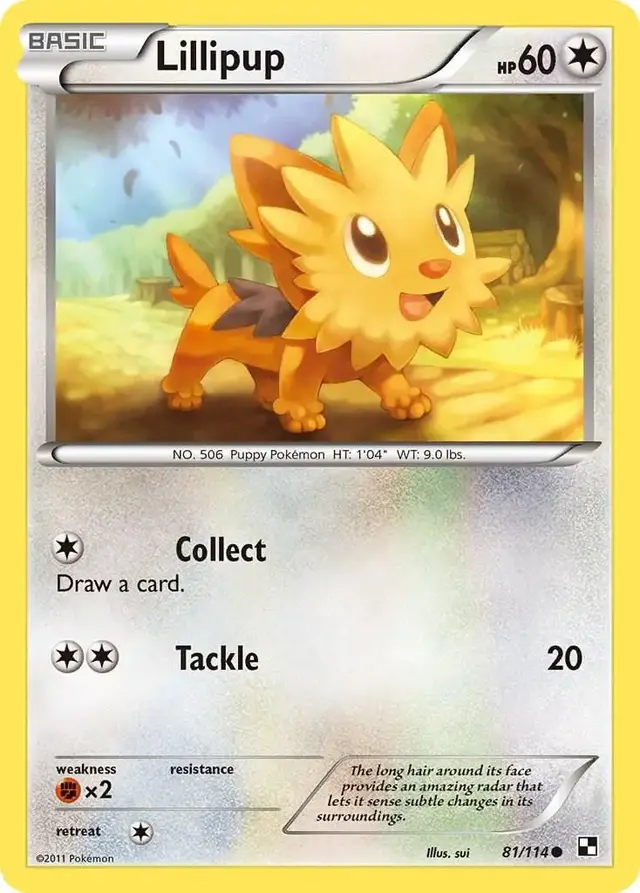 Lillipup - Pokemon Black & White #81