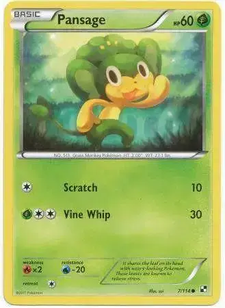 Pansage - Pokemon Black & White #7