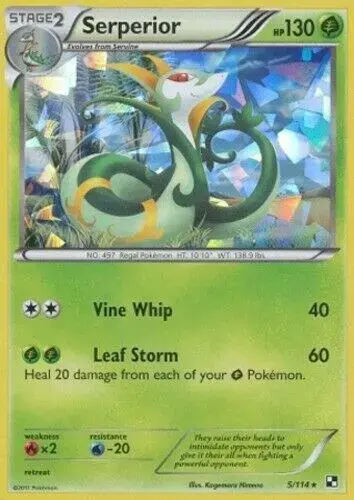 Serperior [Cracked Ice] - Pokemon Black & White #5