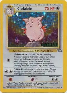 Clefable [Prerelease] #1 - Pokemon Jungle