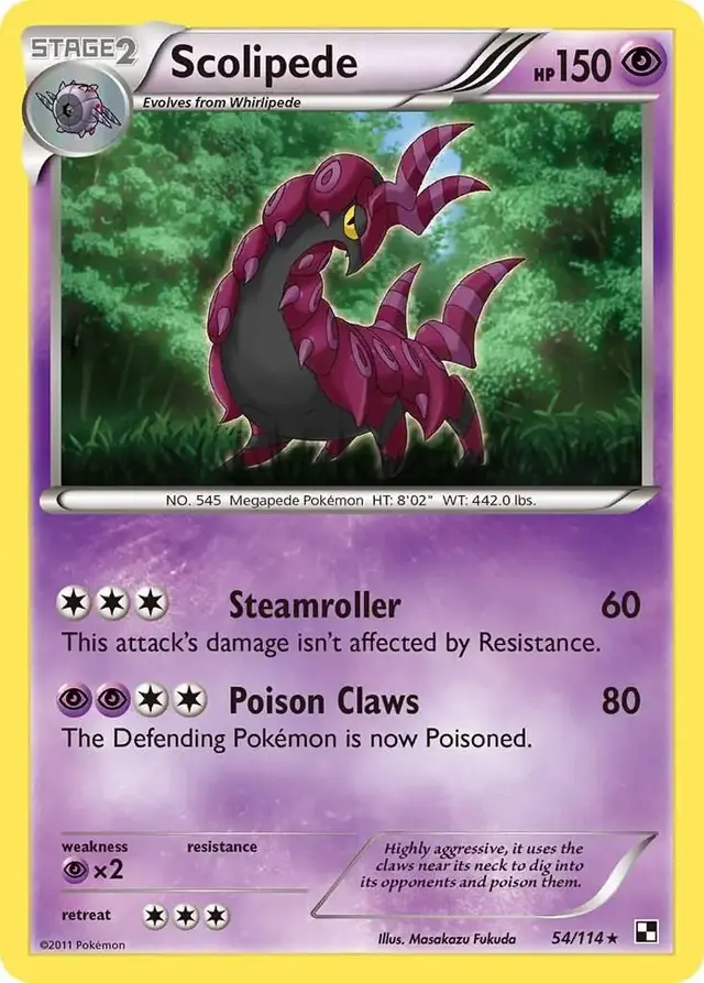 Scolipede - Pokemon Black & White #54