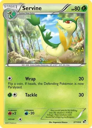 Servine - Pokemon Black & White #3