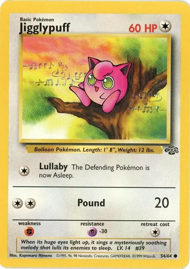 Jigglypuff - Pokemon Jungle #54
