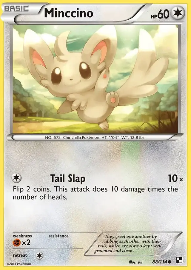 Minccino - Pokemon Black & White #88