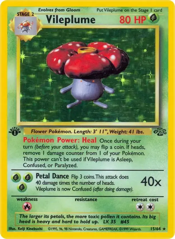 Vileplume [1st Edition] - Pokemon Jungle #15