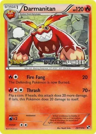 Darmanitan [Prerelease] - Pokemon Black & White #25