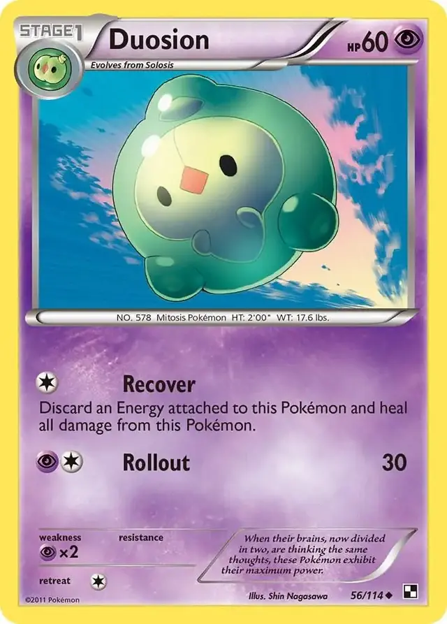 Duosion - Pokemon Black & White #56