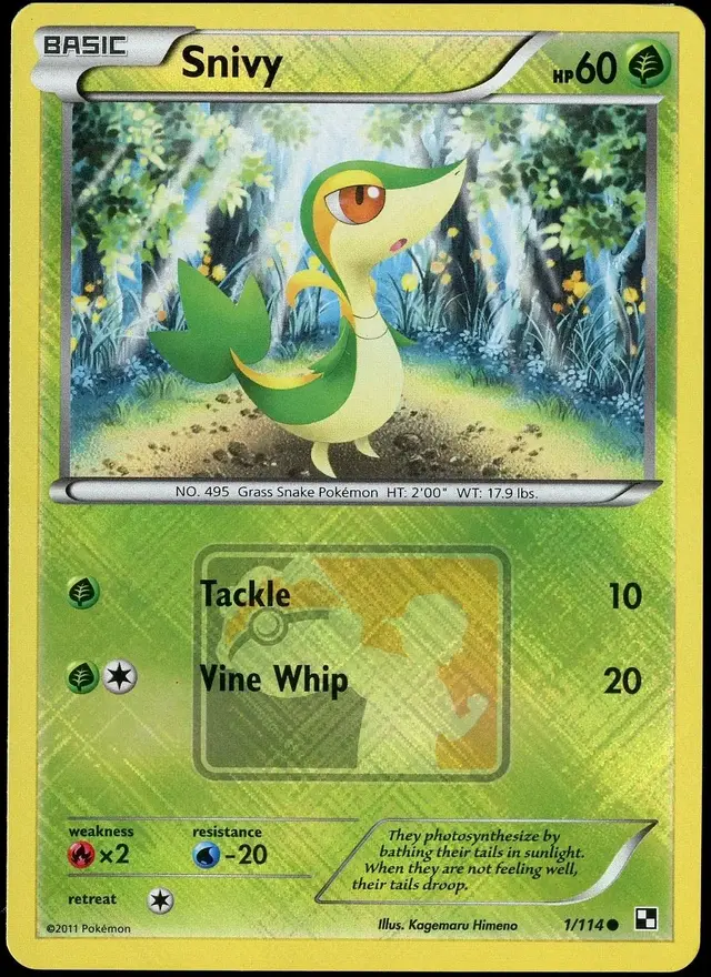 Snivy [Reverse Holo] - Pokemon Black & White #1