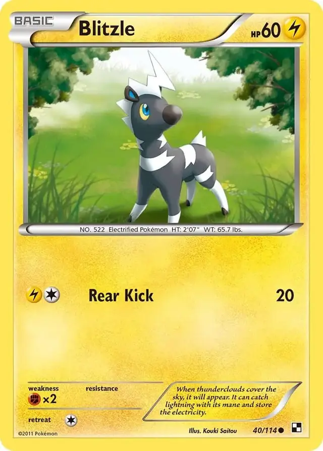 Blitzle - Pokemon Black & White #40