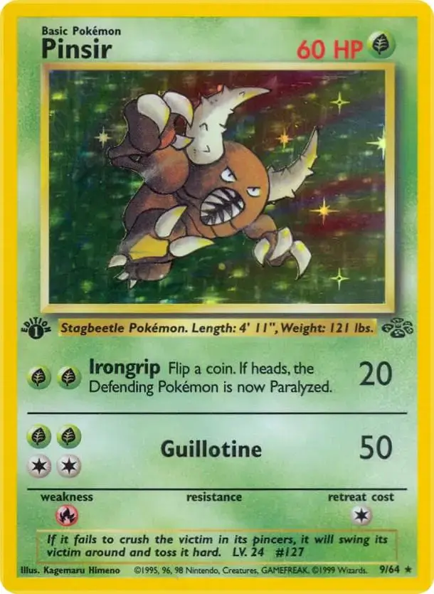 Pinsir [1st Edition] - Pokemon Jungle #9