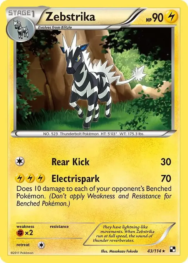 Zebstrika - Pokemon Black & White #43
