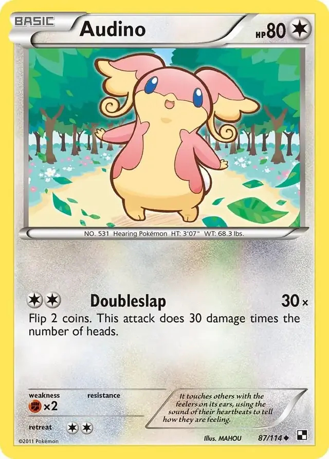 Audino - Pokemon Black & White #87