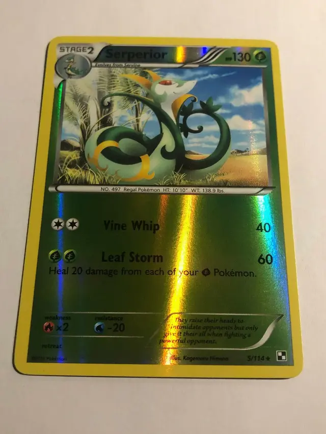 Serperior [Reverse Holo] - Pokemon Black & White #5