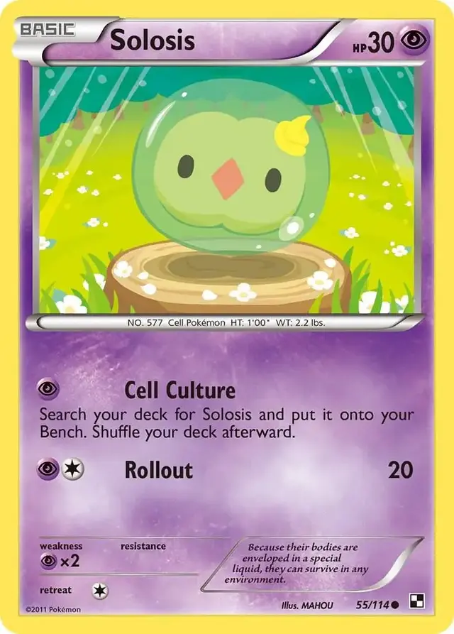 Solosis - Pokemon Black & White #55