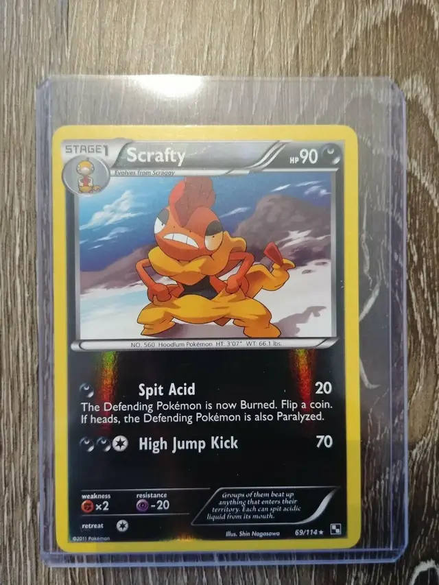 Scrafty [Reverse Holo] - Pokemon Black & White #69