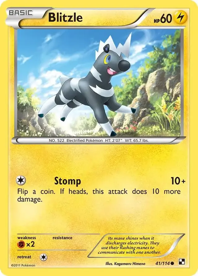 Blitzle - Pokemon Black & White #41