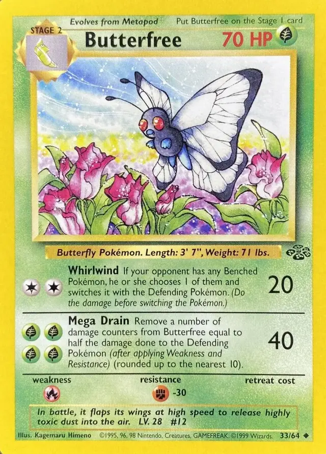 Butterfree - Pokemon Jungle #33