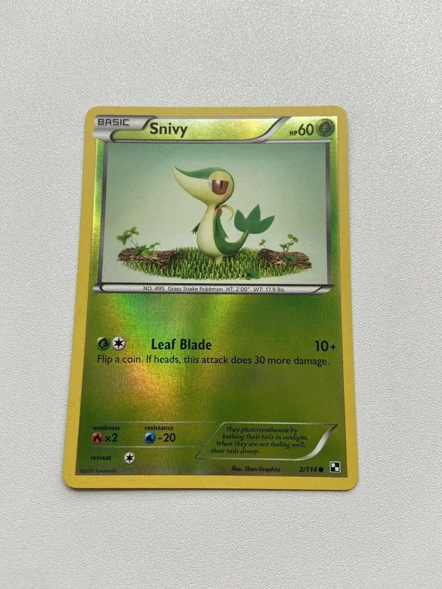 Snivy [Reverse Holo] - Pokemon Black & White #2