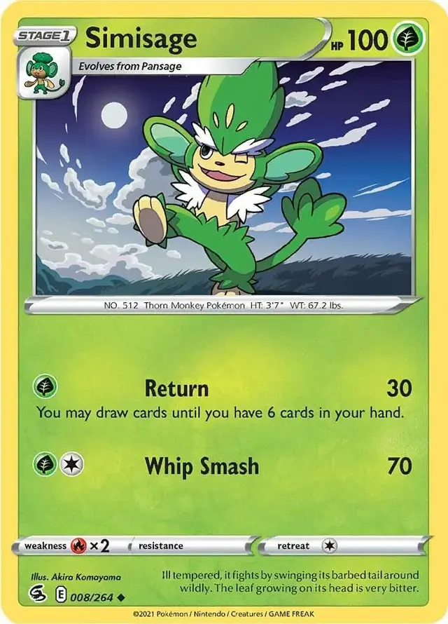 Simisage - Pokemon Black & White #8