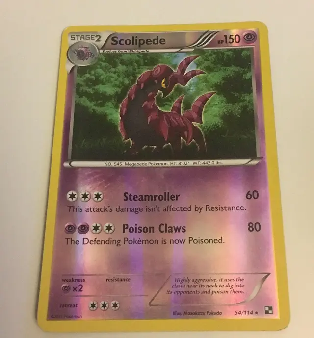Scolipede [Reverse Holo] - Pokemon Black & White #54