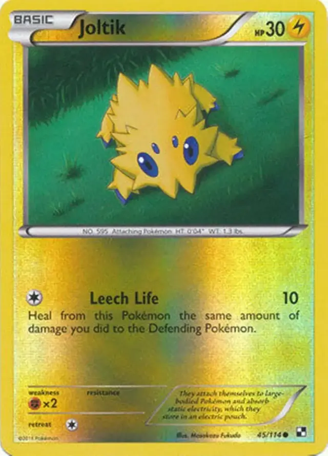 Joltik [Reverse Holo] - Pokemon Black & White #45