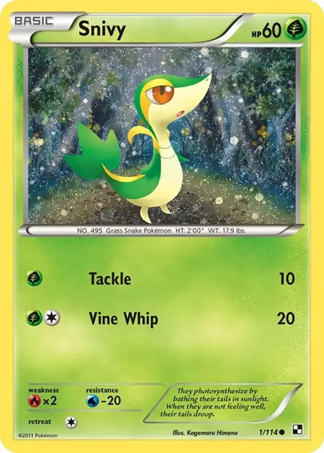 Snivy [Cosmos Holo] - Pokemon Black & White #1