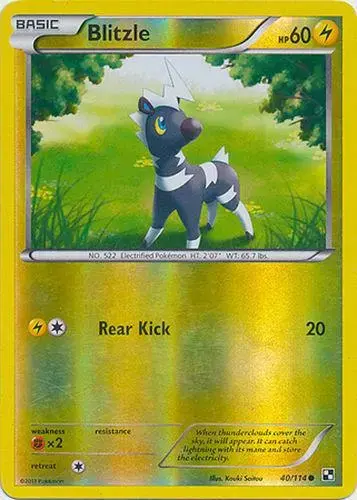 Blitzle [Reverse Holo] - Pokemon Black & White #40